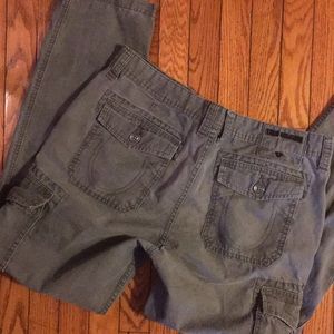 COPY - Men True Religion Gray Cargo pants size 34